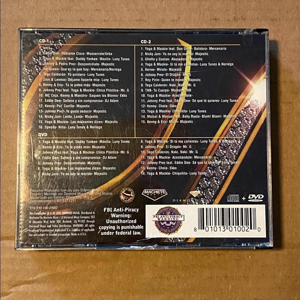 Reggaeton Diamond Collection CD - Picture 3 of 3